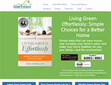 Tablet Screenshot of greenhomecoach.com